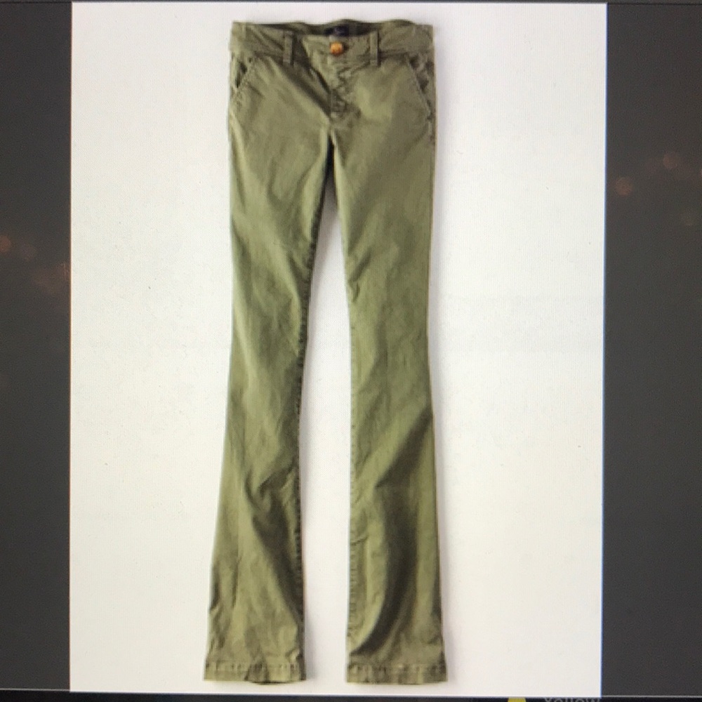 Olive Green BootCut Pants - American Eagle